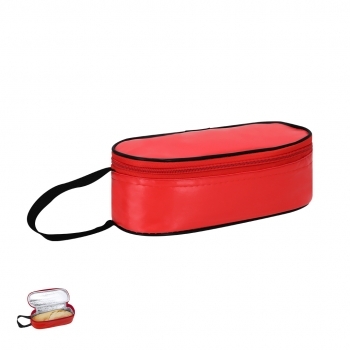 Portabocadillos térmico de PVC en vivos colores con interior isotérmico de aluminio