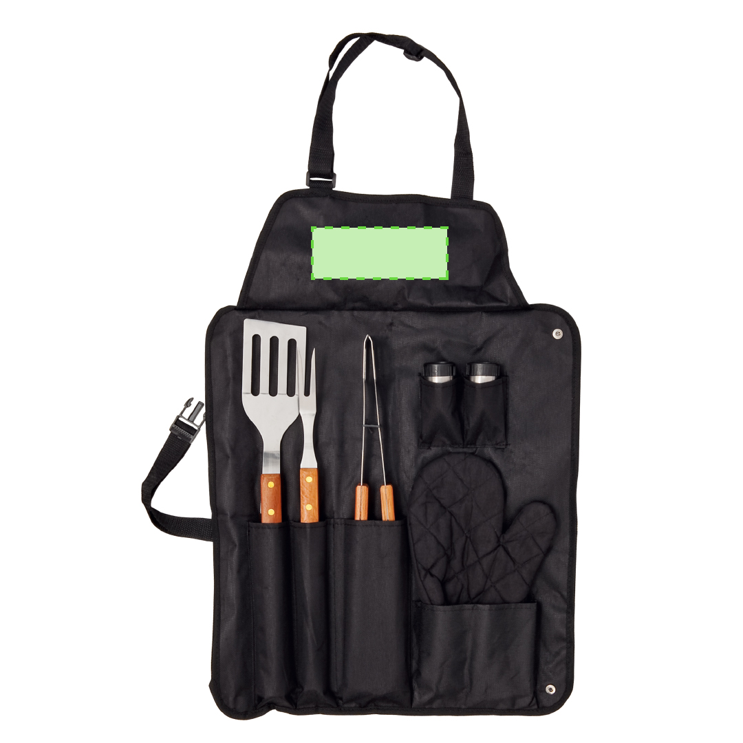 Set de barbacoa de poliéster 600D 7 accesorios