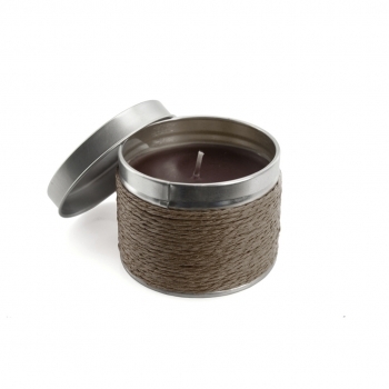 Vela aromática de metal aroma vainilla