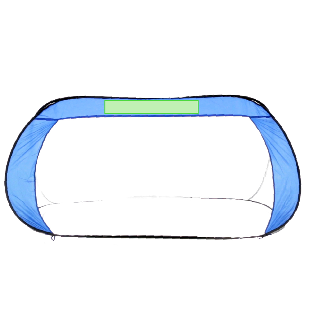 Portería de nylon plegable con bolsa de gran formato
