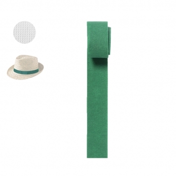 Cinta de non-woven para sombrero 67 x 3,2 cm servida cortada en piezas individuales
