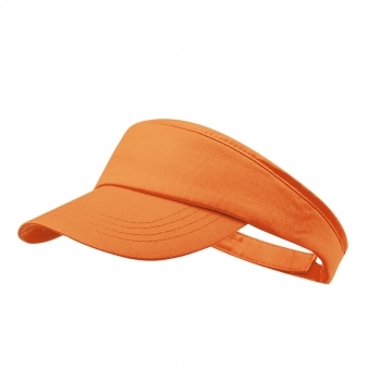Visera de algodón en colores vivos con cierre ajustable de velcro