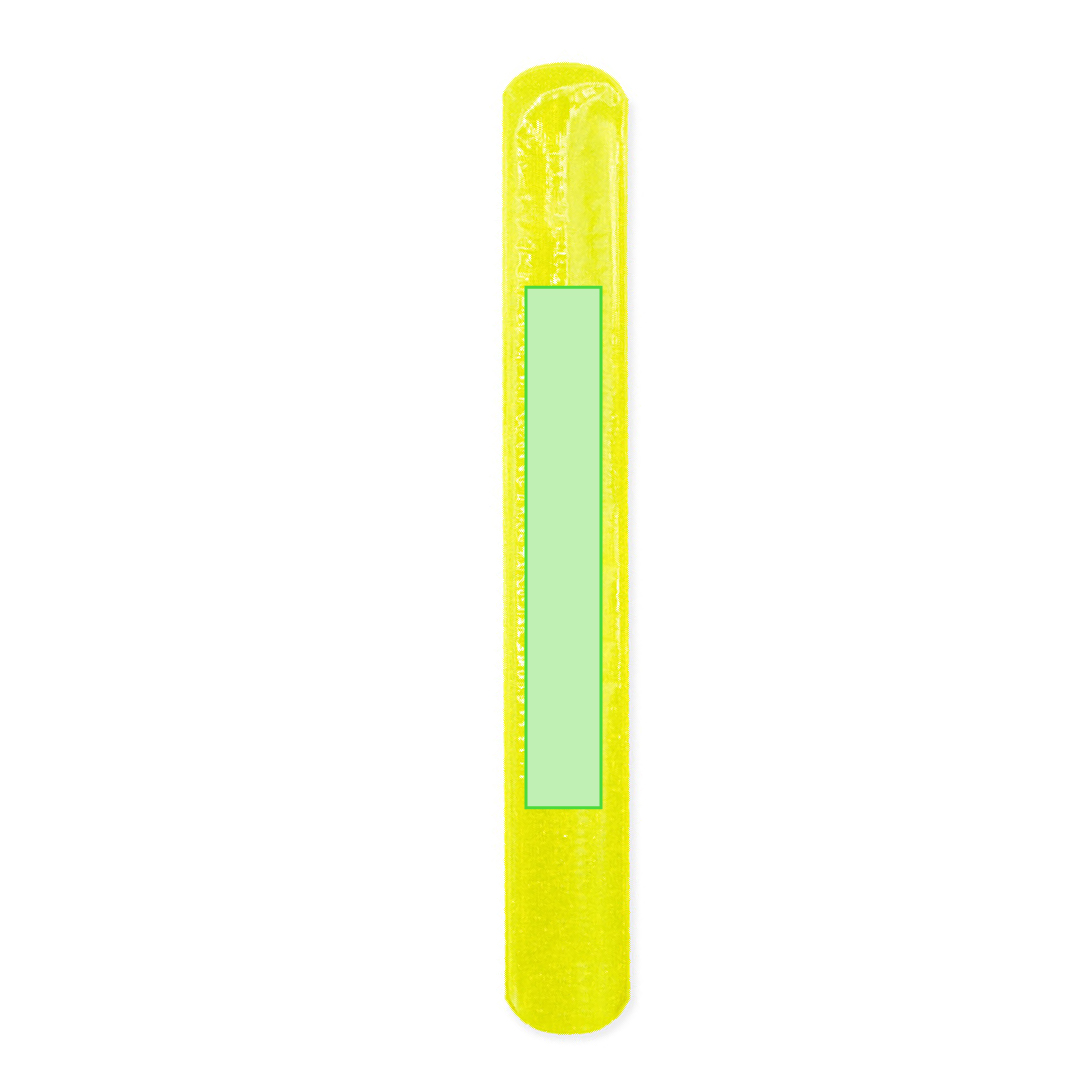 Pulsera reflectante PVC colores vivos mecanismo ajuste automático