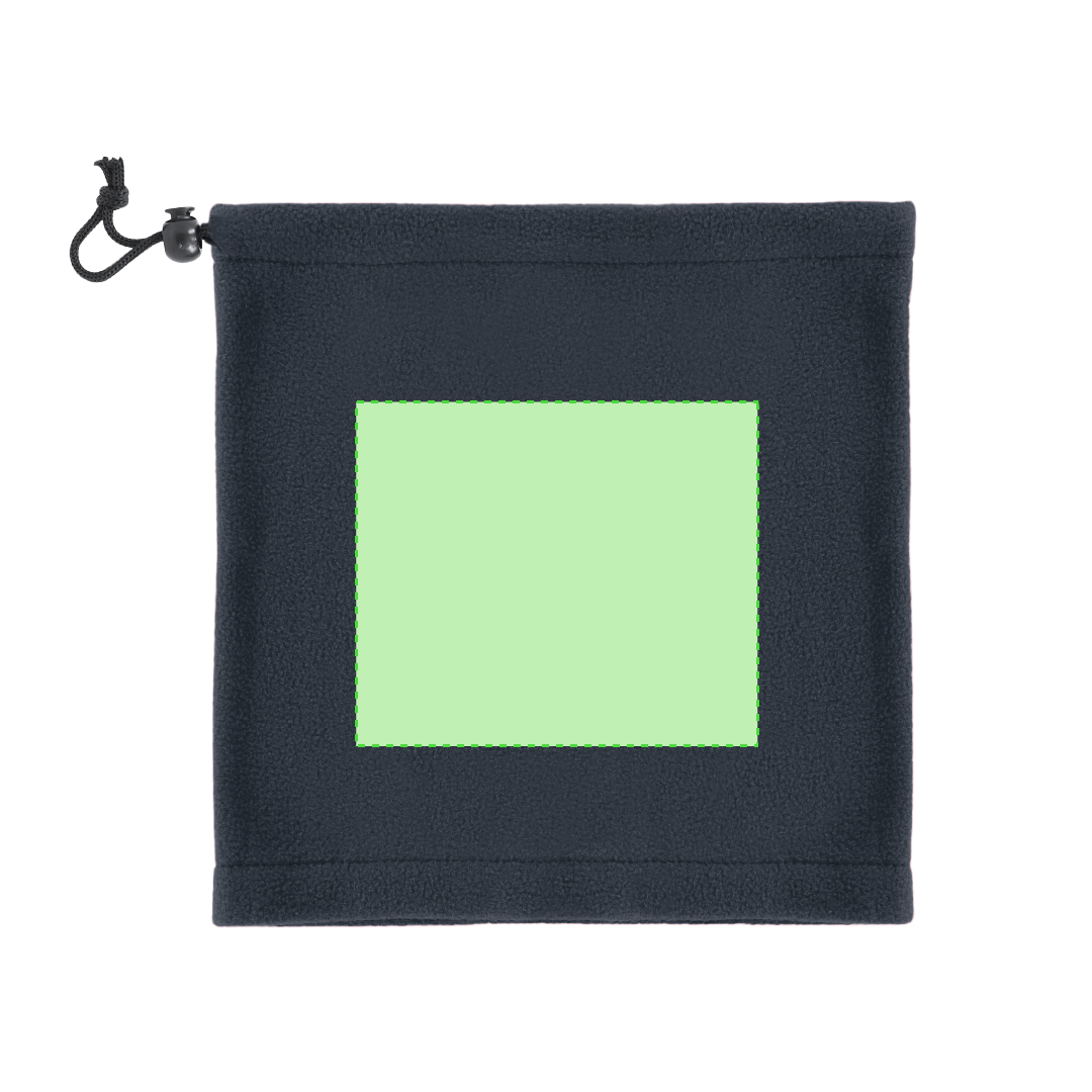 Braga-gorro de polar fleece anti-pilling de 200 g/m² con cierre de cordón y ajuste para cuello o cabeza