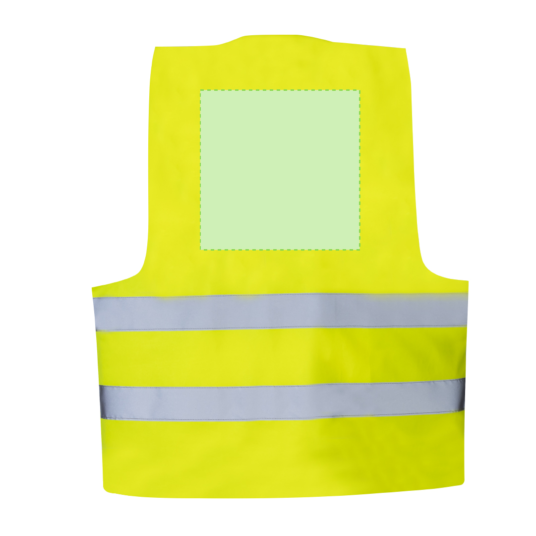 Chaleco reflectante poliéster alta visibilidad talla única adulto homologado CE