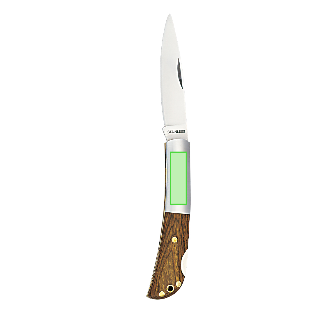 Navaja madera acero inoxidable bloqueo cuchilla plegable regalo natural