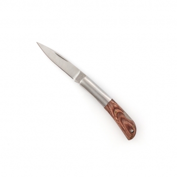 Navaja madera acero inoxidable bloqueo cuchilla plegable regalo natural